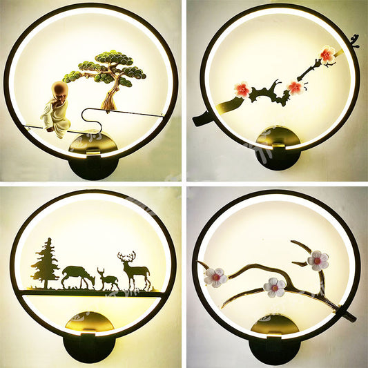 Chinese Style Interior Wall Lamp