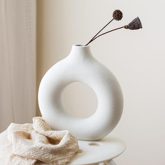 Round Vase Decoration Creative Ceramic Crafts